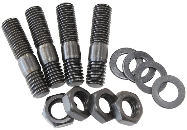 Aeroflow carb stud kit 1-3/8" 35mm OAL Black