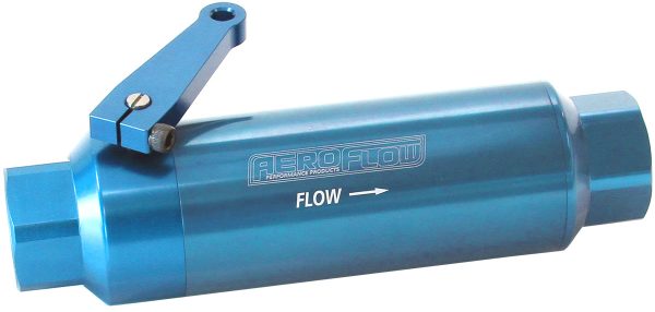 -12ORB INLINE FILTER WITH BALLVALVE STAINLESS STEEL 60 micr