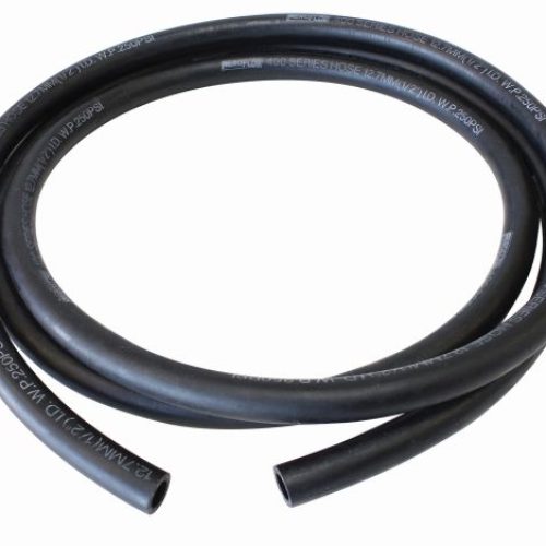 BLACK PUSH LOCK HOSE -5  5/16″100M RUBBER 7.9mm ID 14.3mm OD