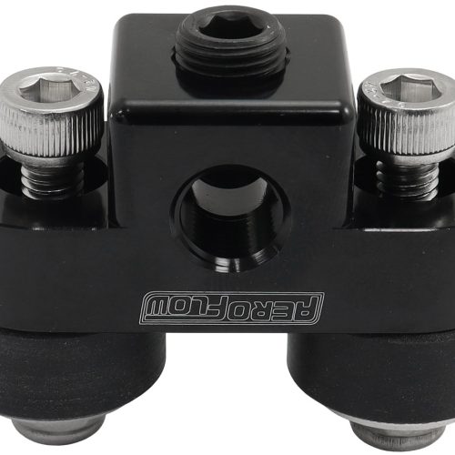 PRESSURE SENSOR BLOCK BLACK   3 x 1/8″ NPT PORT MOUNT RUBBER