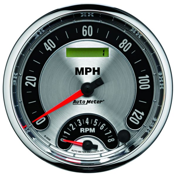 AM MUSCLE 5" TACH/SPEEDO COMBO120MPH, 8000RPM, ELECTRONIC