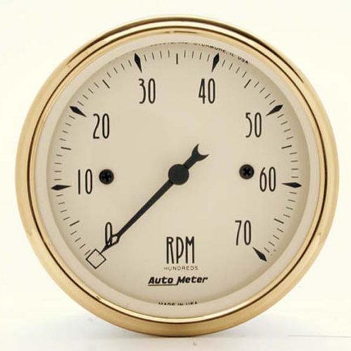 GOLDEN OLDIES IN-DASH TACHO   3-1/8″, 0-7000 RPM, FS ELECT.