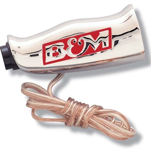 B&M UNIV.T-HANDLE W/BUTTON    (CHROME)