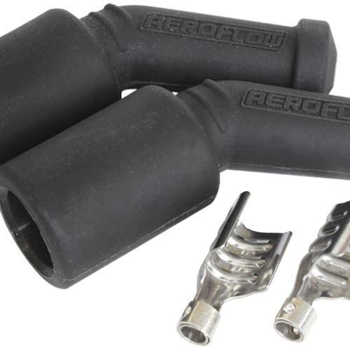 COIL BOOTS & TERM LS (2 PACK) 45 DEG. 2 BOOTS & 2 TERMINALS