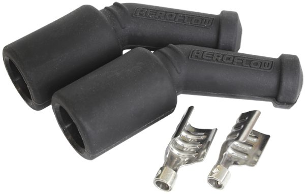 COIL BOOTS & TERM LS (2 PACK) 45 DEG. 2 BOOTS & 2 TERMINALS