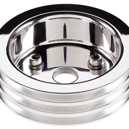 BB CHEV CRANK TRIPLE PULLEY   BILLET SHORT PUMP