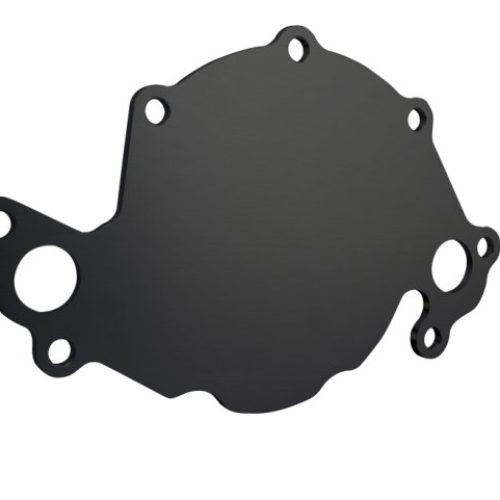 SB FORD 302W 351W BLACK       ELECTRIC WATER PUMP BACKING