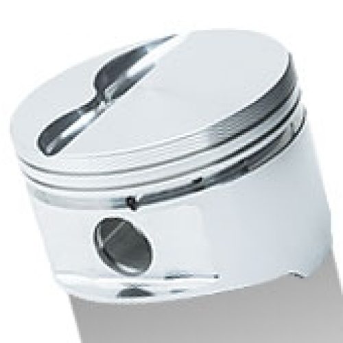 SBF 4.125″ PISTONS -5cc FLAT  3.850″ ST 6.200″ ROD 1.350″ CH