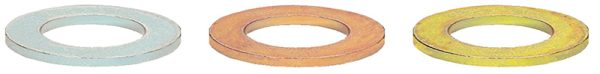 FLAT SEAT INDEXING WASHERS    10 x .040", .050", .064"