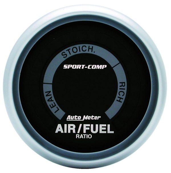 SPORT-COMP 2-1/16" AIR/FUEL   LEAN/RICH, ELECTRIC, LED STYLE