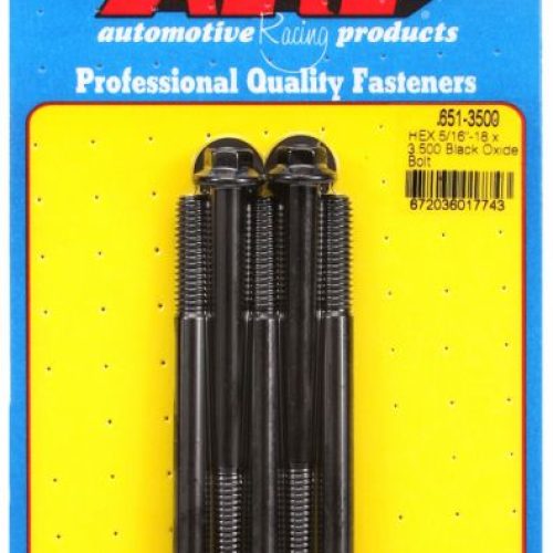 HEX BOLTS 5/16″ UNC x 3.50″   3/8″ WRENCH (5-PACK) 5/16-18