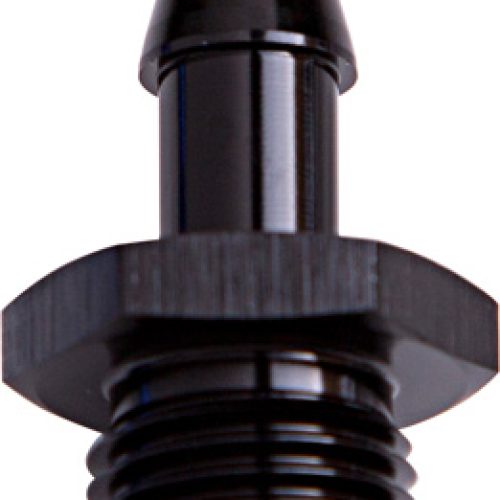 8MM BARB TO -6AN ADAPTER      BLACK MALE 8MM TO MALE -6AN