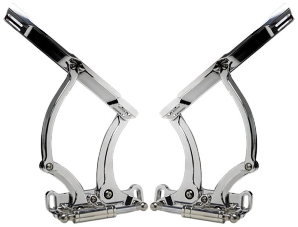 BILLET 67-69 CAMARO / FIREBIRDBONNET HINGES *POLISHED*