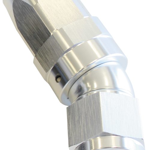30 DEG HOSE END -04AN SILVER  FULL FLOW TAPER STYLE