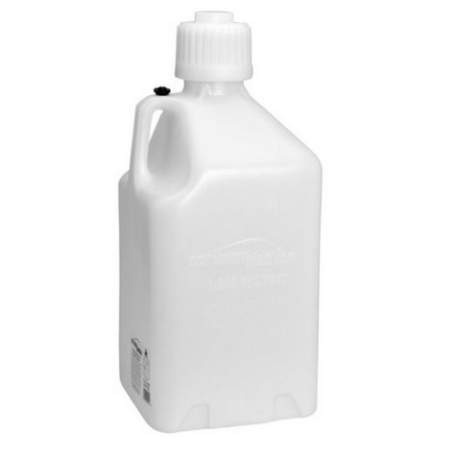 5 GAL/18.9L UTILITY JUG SQUAREWHITE 9.5″ X 9.5″ X 21″ SINGLE
