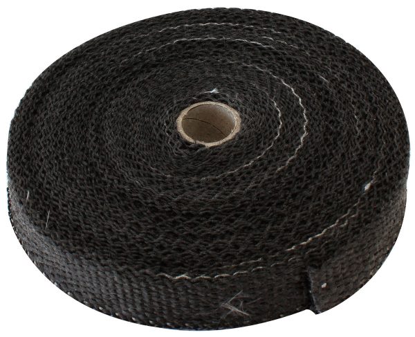 EXHAUST INSULATION WRAP1"X50FT50 FOOT BLACK ROLL