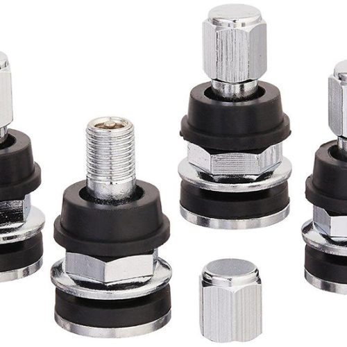 VALVE STEMS BOLT IN – CHROME  PACK OF 4