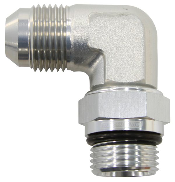 MALE -8 ORB 90 TO -6AN MALE   SILVER FULL SWIVEL