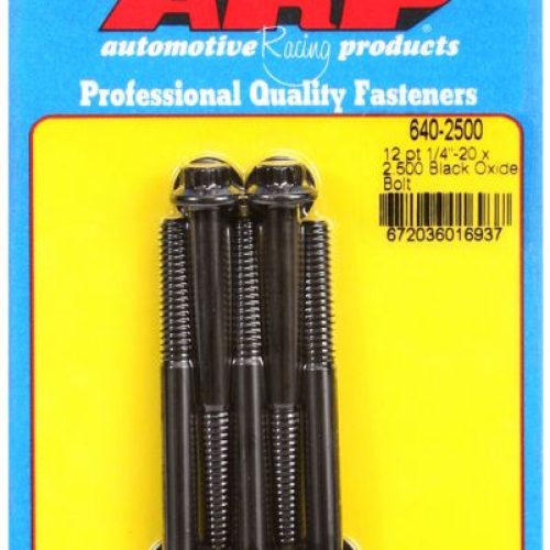 12PT BOLTS 1/4″ UNC x 2.50″   5/16″ WRENCH (5-PACK) 1/4-20