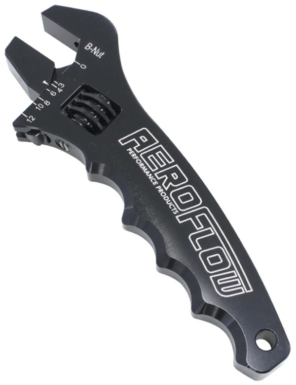 ADJUSTABLE WRENCH GRIP SPANNERBLACK -3AN TO -12AN