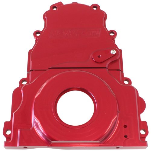 HOLDEN / CHEV LS BILLET 2 PIECTIMING COVER RED