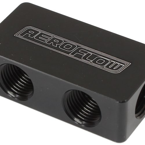 COMPACT DISTRIBUTION BLOCK    2 IN, 4 OUT ALL PORTS 1/8″ NPT