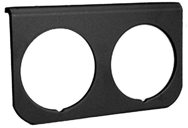 2-HOLE GAUGE PANEL BLACK      SUIT 2-1/16 GUAGES