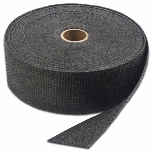 GRAPHITE BLACK EXHAUST WRAP   1″ X 50 ft