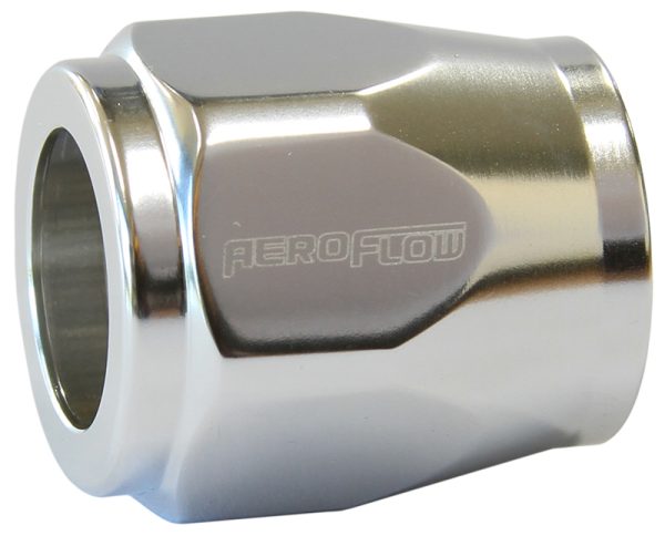 HEX HOSE FINISHER 17MM ID     SILVER 11/16" ID CLAMP