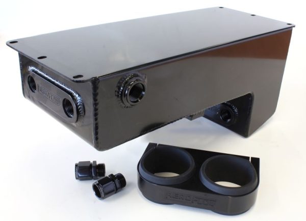 DUAL FUEL PUMP UNDER CAR      SURGE TANK BLACK 4.75L