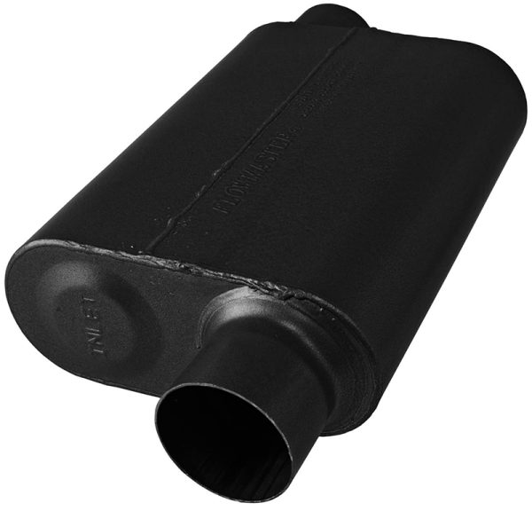 SUPER 44 SERIES STAINLESS 3.00MUFFLER OFFSET IN / OFFSET OUT