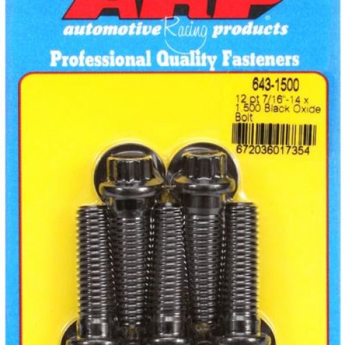 12PT BOLTS 7/16″ UNC x 1.50″  7/16″ WRENCH (5-PACK) 7/16-14