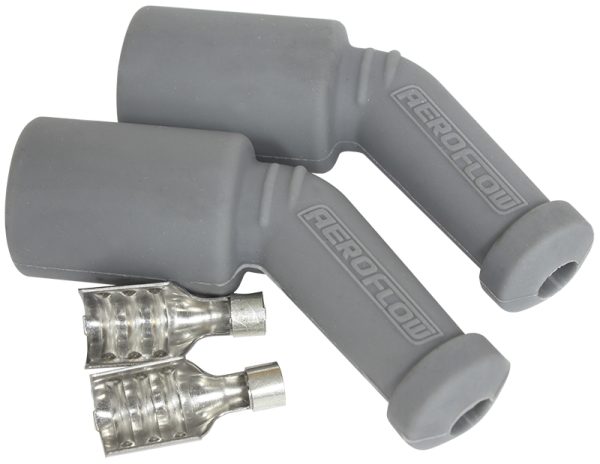 COIL BOOTS & TERMINALS  LS    45 DEG 2 BOOTS,TERMINAL GREY