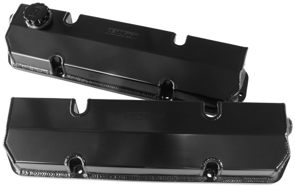304 EFI HOLDEN FABRICATED     VALVE COVERS BLACK LATE