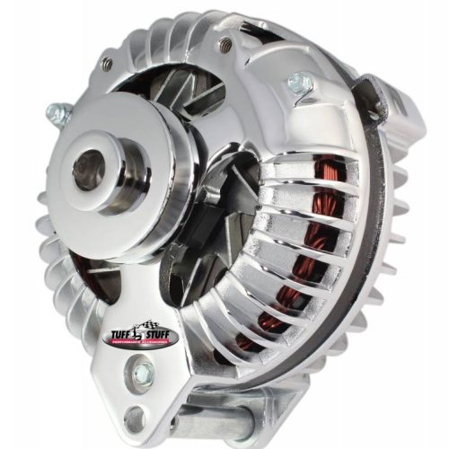 CHRYSLER ALTERNATOR 100 AMP   1961-65 CHROME SINGLE PULLEY