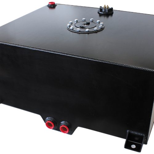 BLACK ALLOY FUEL CELL 75 LITRE20 US GALLONS WITH CAVITY/SEND