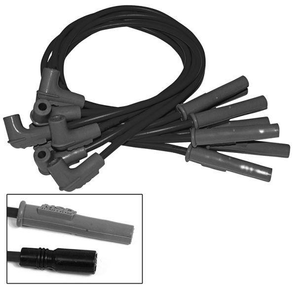 LS1 LS2 LS3 LS6 LS7 UNIVERSAL BLACK SPARK PLUG LEAD SET
