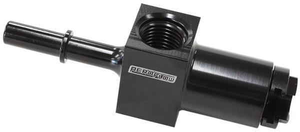 5/16" FEMALE TO MALE WITH 1/8"PORT BLUE QUICK CONNECT EFI