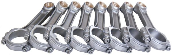 I-BEAM CONRODS, SBC 6.000" SJ 2.000" SMALL JOURNAL, BUSHED