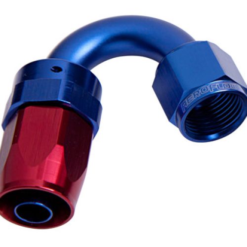 -6AN TAPER SERIES 150 DEGREE  HOSE END BLUE