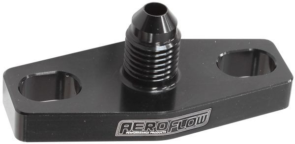 TURBO OIL FEED  ADAPTER -4AN  38-44MM HOLE CENTRES O-RING
