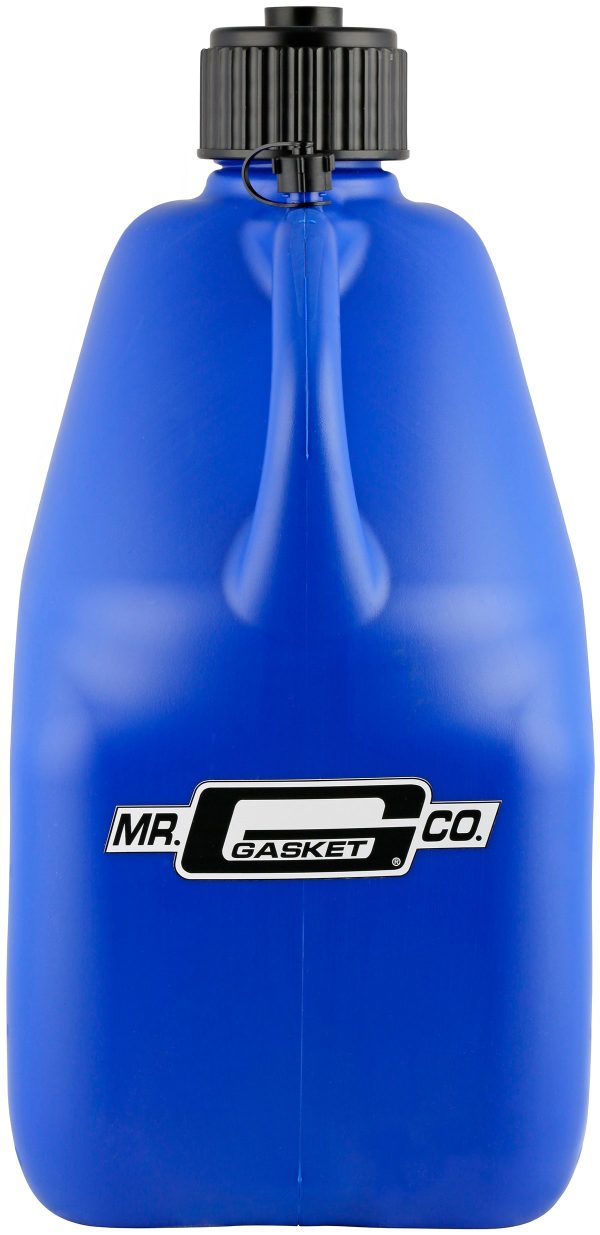 UTILITY JUG 5 GAL/18.9L BLUE  WITH HOSE. SQUARE BASE