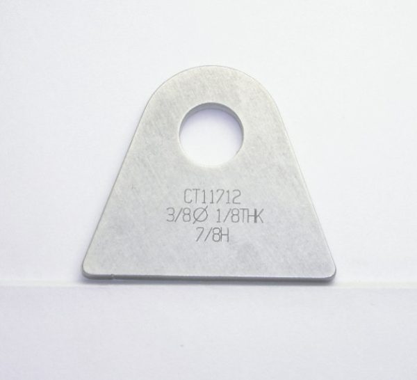 FLAT TABS, 3/8" HOLE, QTY 4   7/8" HEIGHT, STRAIGHT