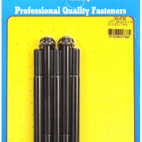 12PT BOLTS 3/8″ UNF x 4.75″   3/8″ WRENCH (5-PACK) 3/8-24