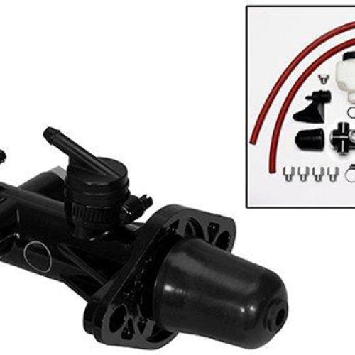 COMPACT TANDEM REMOTE MASTER  CYLINDER, 15/16″ BORE, BLACK