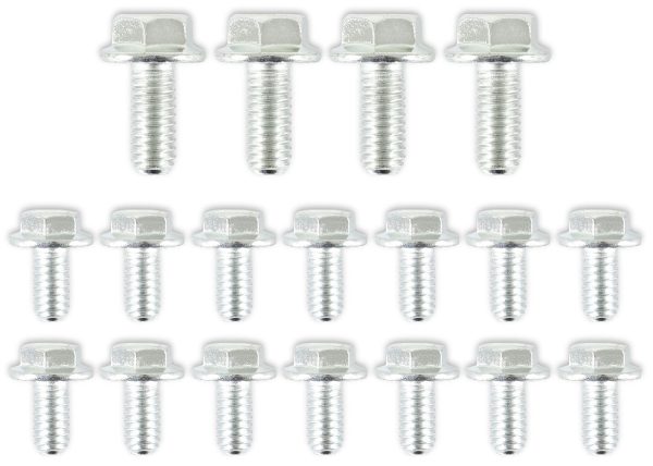 SB CHEV & OLDSMOBILE OIL PAN  BOLT SET 14x1/4-20 / 4x5/16-18