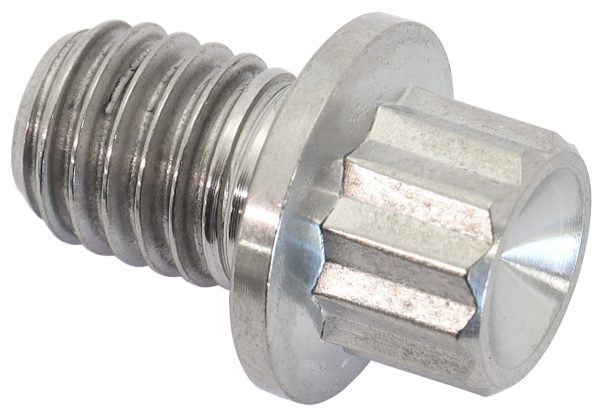 M8x1.25 TITANIUM BOLT 10mm UHL12 POINT SINGLE M8 x 1.25mm