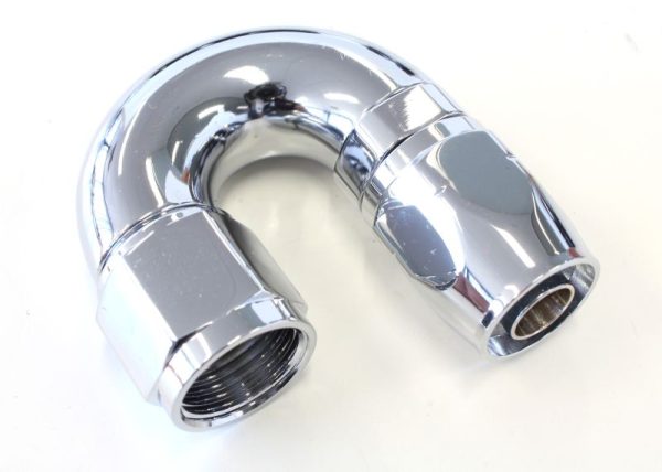 ELITE 180 DEG -6AN HOSE END   ELITE SHOW QUALITY FULL FLOW