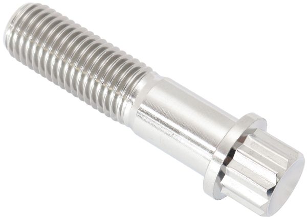 M10x1.25 TITANIUM BOLT 40mmUHL12 POINT SINGLE M10 x 1.25mm