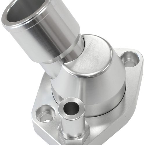 BILLET THERMOSTAT HOUSING SILVFORD WINDSOR 45 DEG SWIVEL